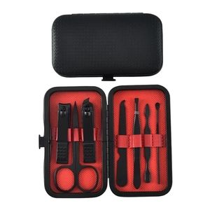 Compact 7 Piece Manicure Kit in Black - Brand New
